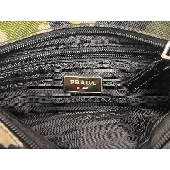 PRADA Nylon Tessuto Camoflague Messenger Crossbody Handbag - Picture 4 of 9